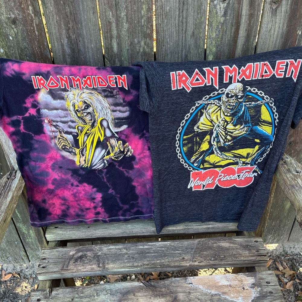 Iron Maiden tees